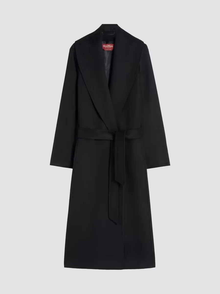 Pure Virgin Wool Broadcloth Coat by Max Mara