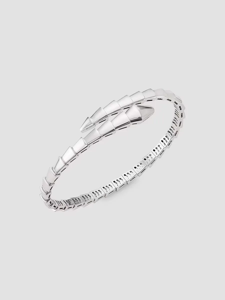 Serpenti Viper 18K White Gold Wrap Bracelet by BVLGARI