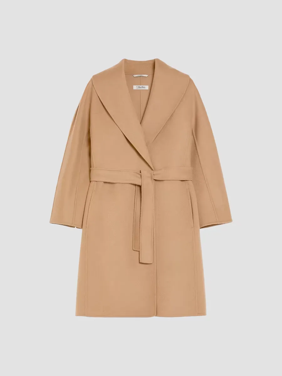 Double Faced Wool Robe Coat by Max Mara