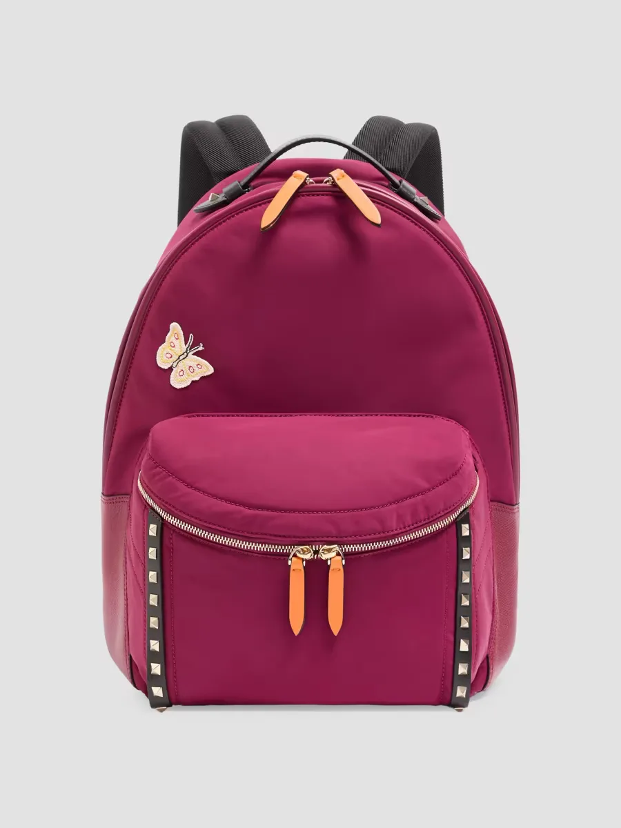 Rockstud Backpack in Technical Fabric by Valentino