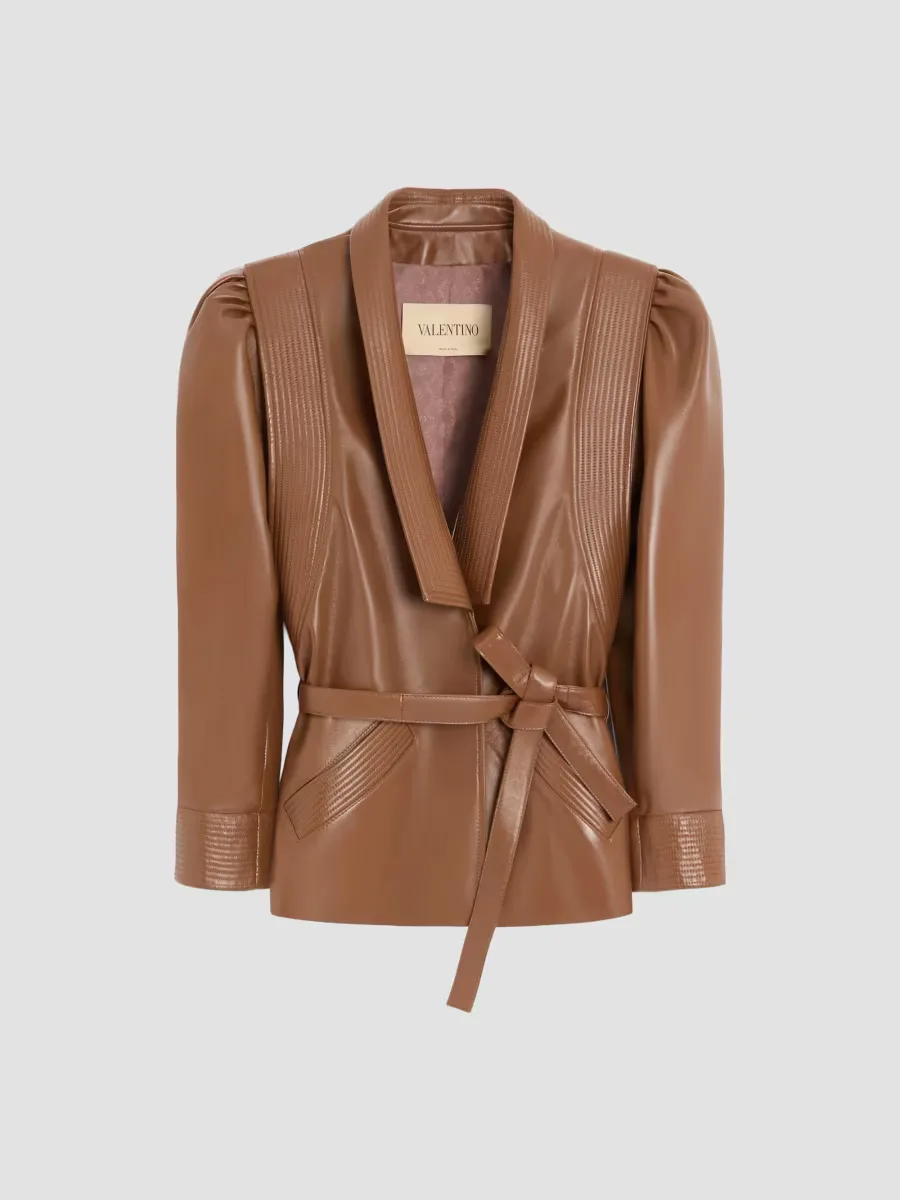 Nappa Leather Jacket by Valentino