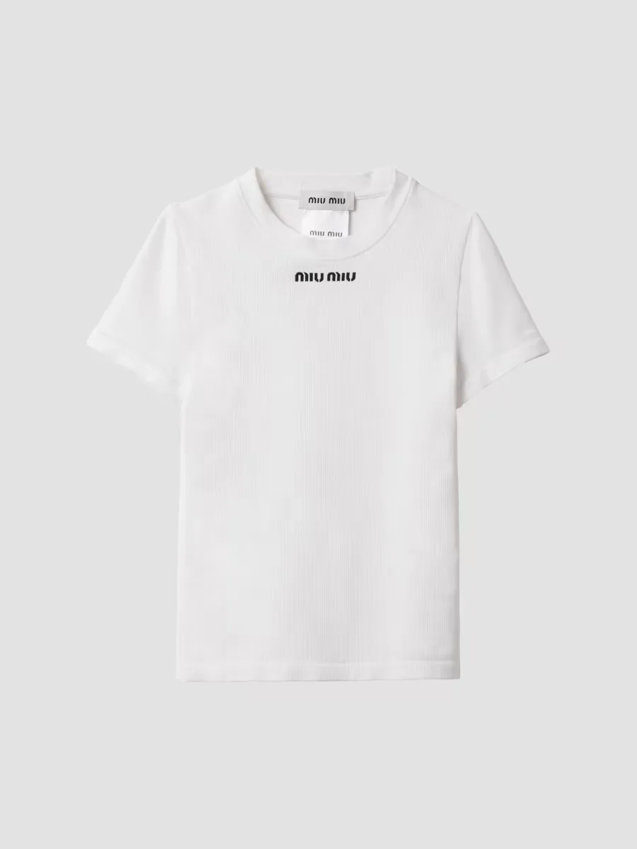 Seamless T-Shirt by Miu Miu