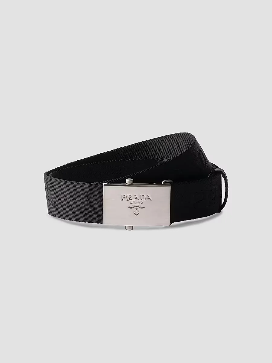 Cotton Tape Belt by Prada