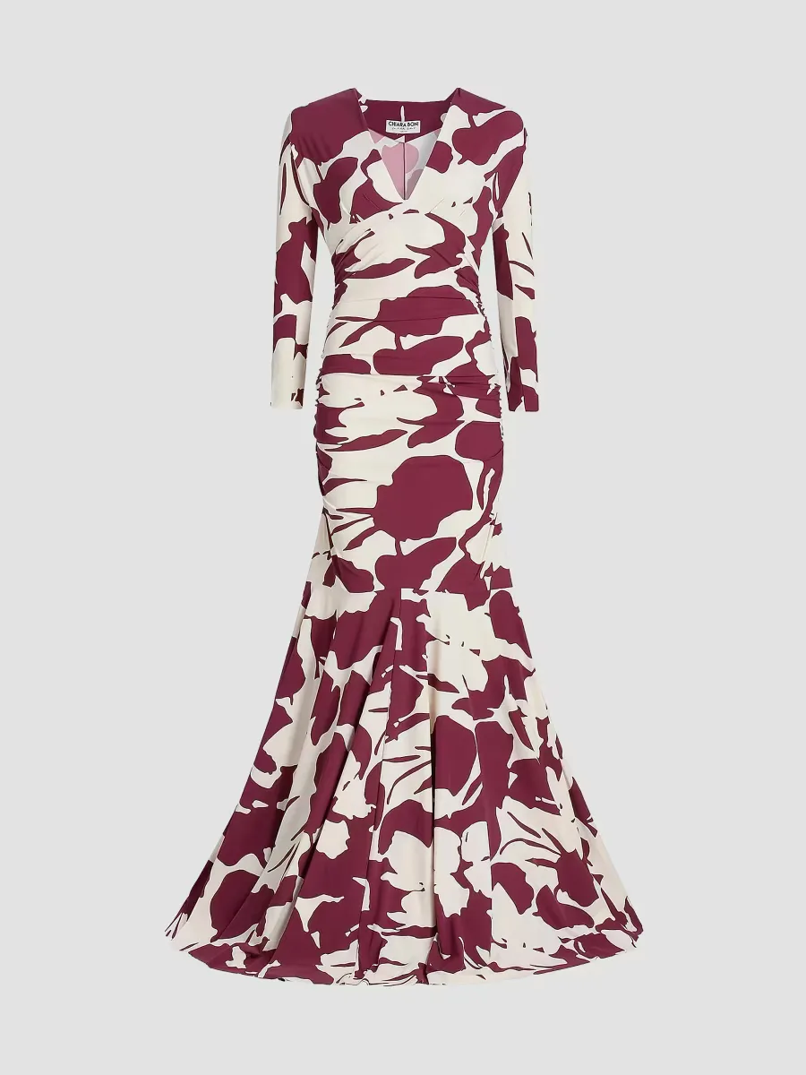Riensen Ambstract Trumpet Gown by Chiara Boni La Petite Robe