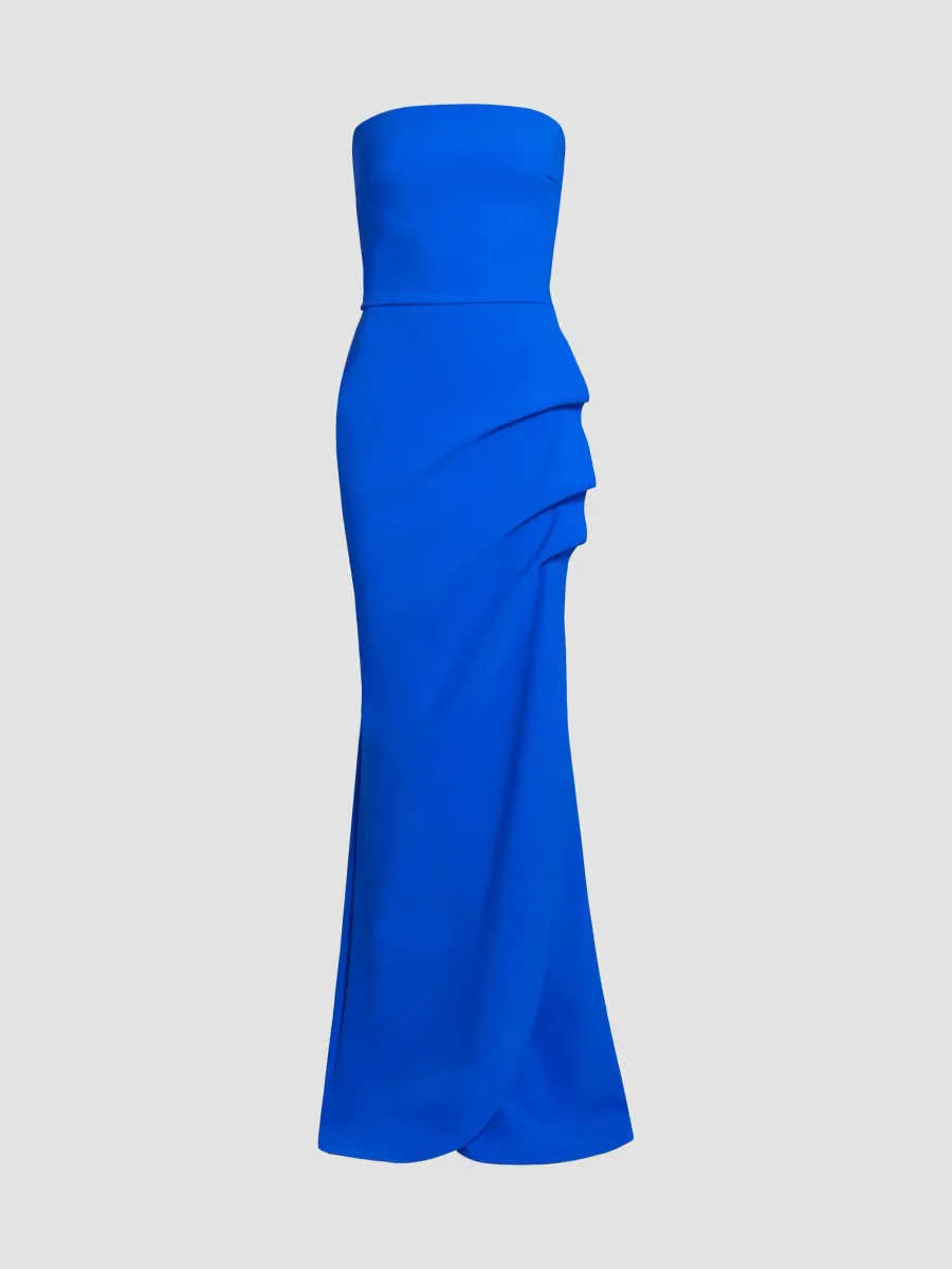 Clotilde Strapless Column Gown by Chiara Boni La Petite Robe