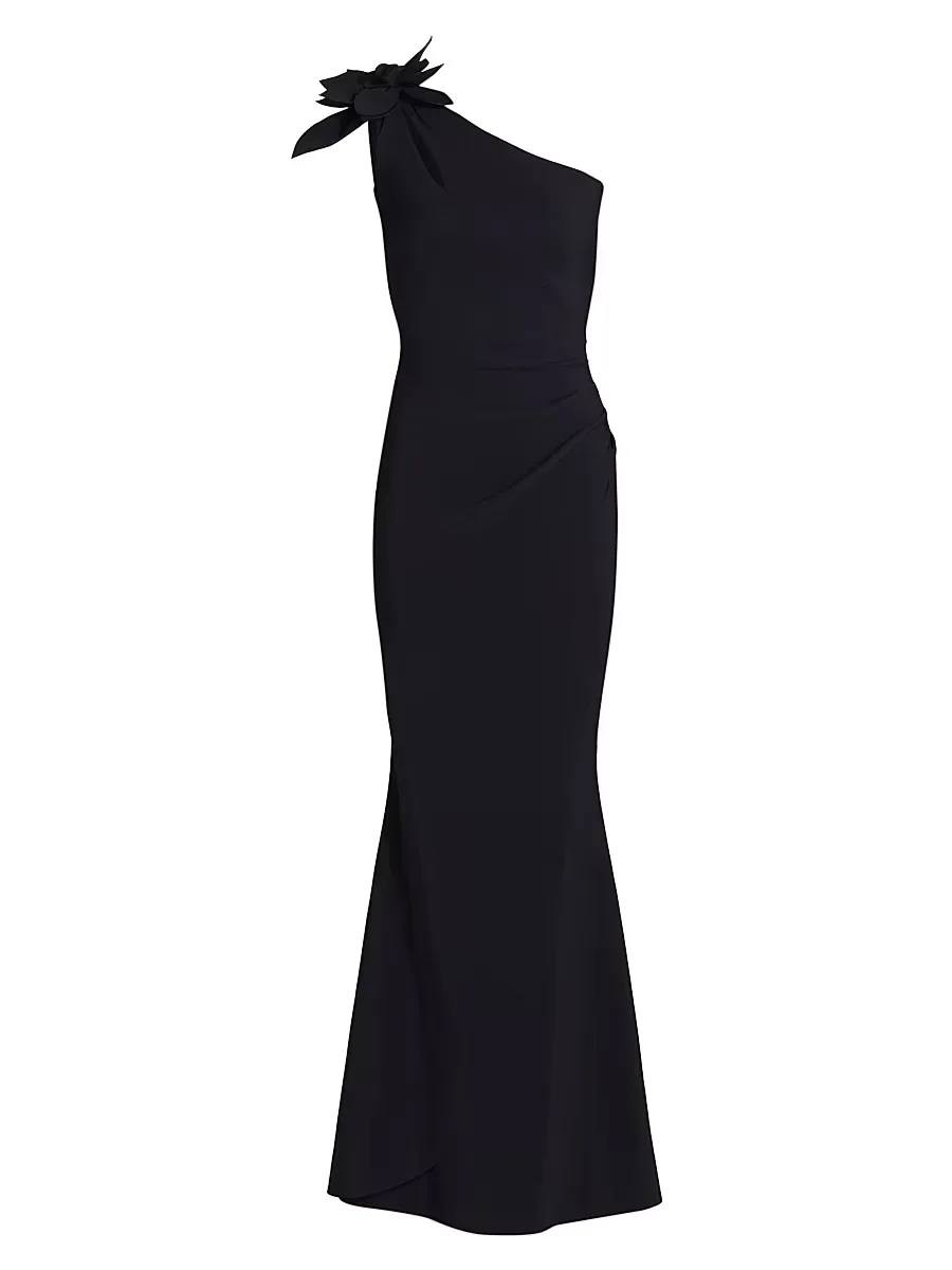 Gosia One-Shoulder Gown by Chiara Boni La Petite Robe