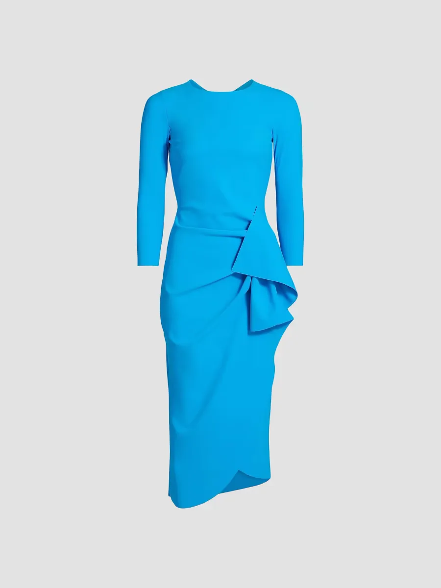 Gathered Side Midi-Dress by Chiara Boni La Petite Robe