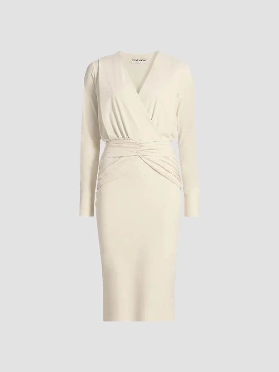 Molan Draped Cocktail Dress by Chiara Boni La Petite Robe