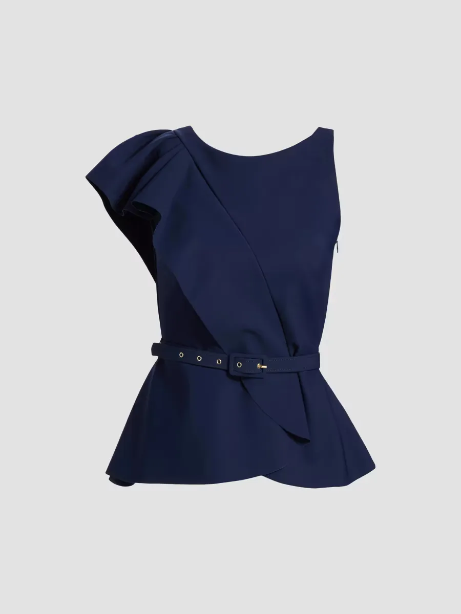 Seema Asymmetric Flutter Top by Chiara Boni La Petite Robe