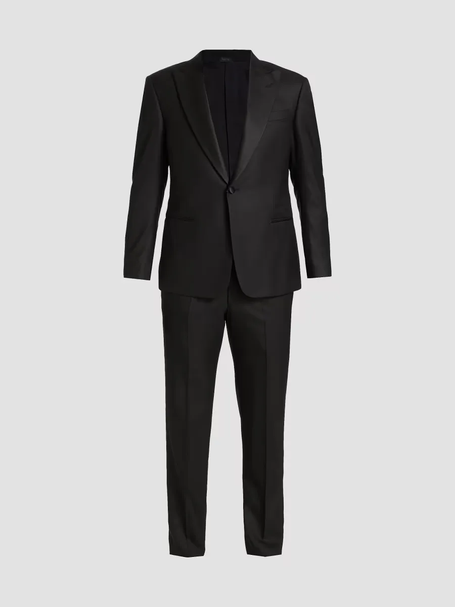 Wool 2-Piece Tuxedo by Armani
