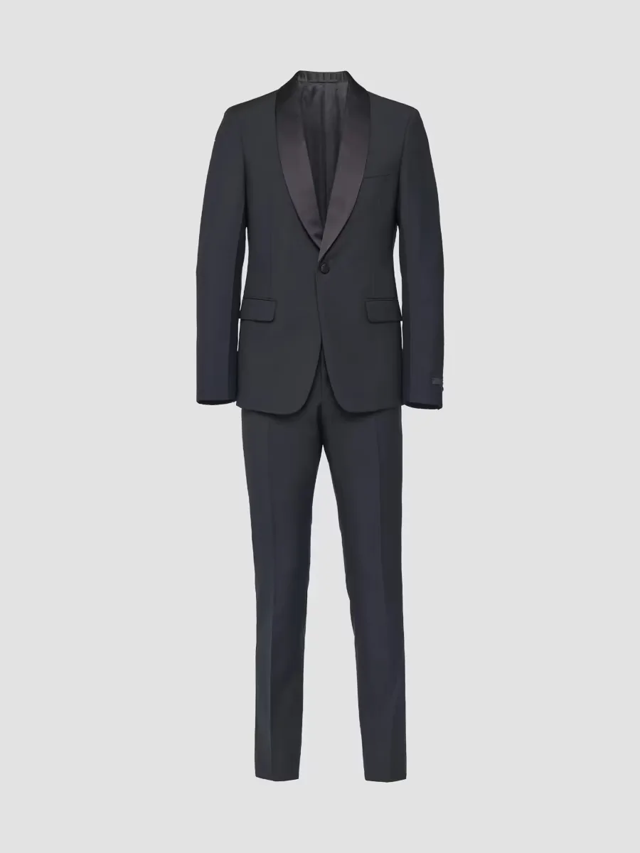 Single-Breasted Wool and Mohair Tuxedo by Prada