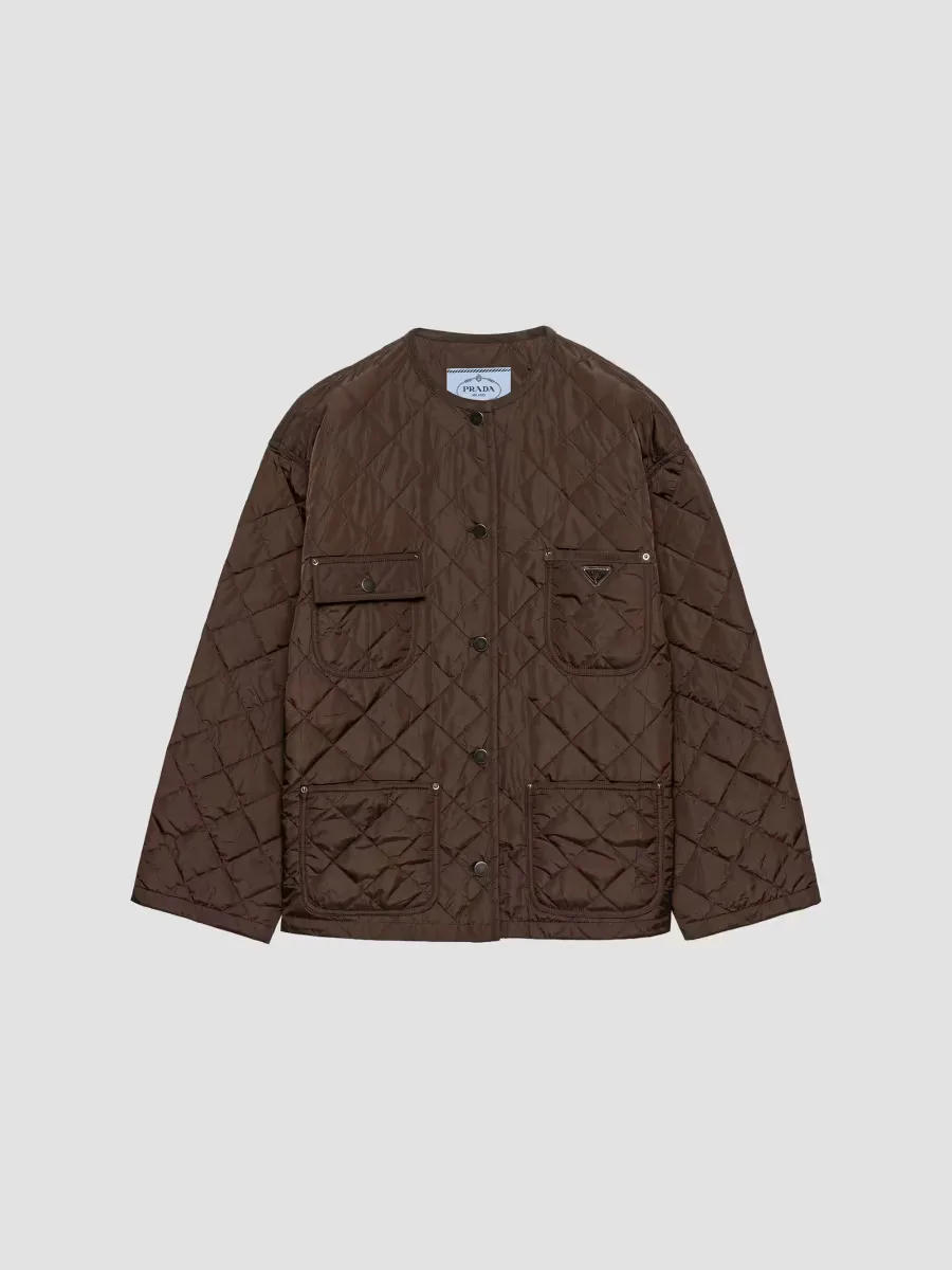 Lightweight, Quilted Nylon Jacket by Prada