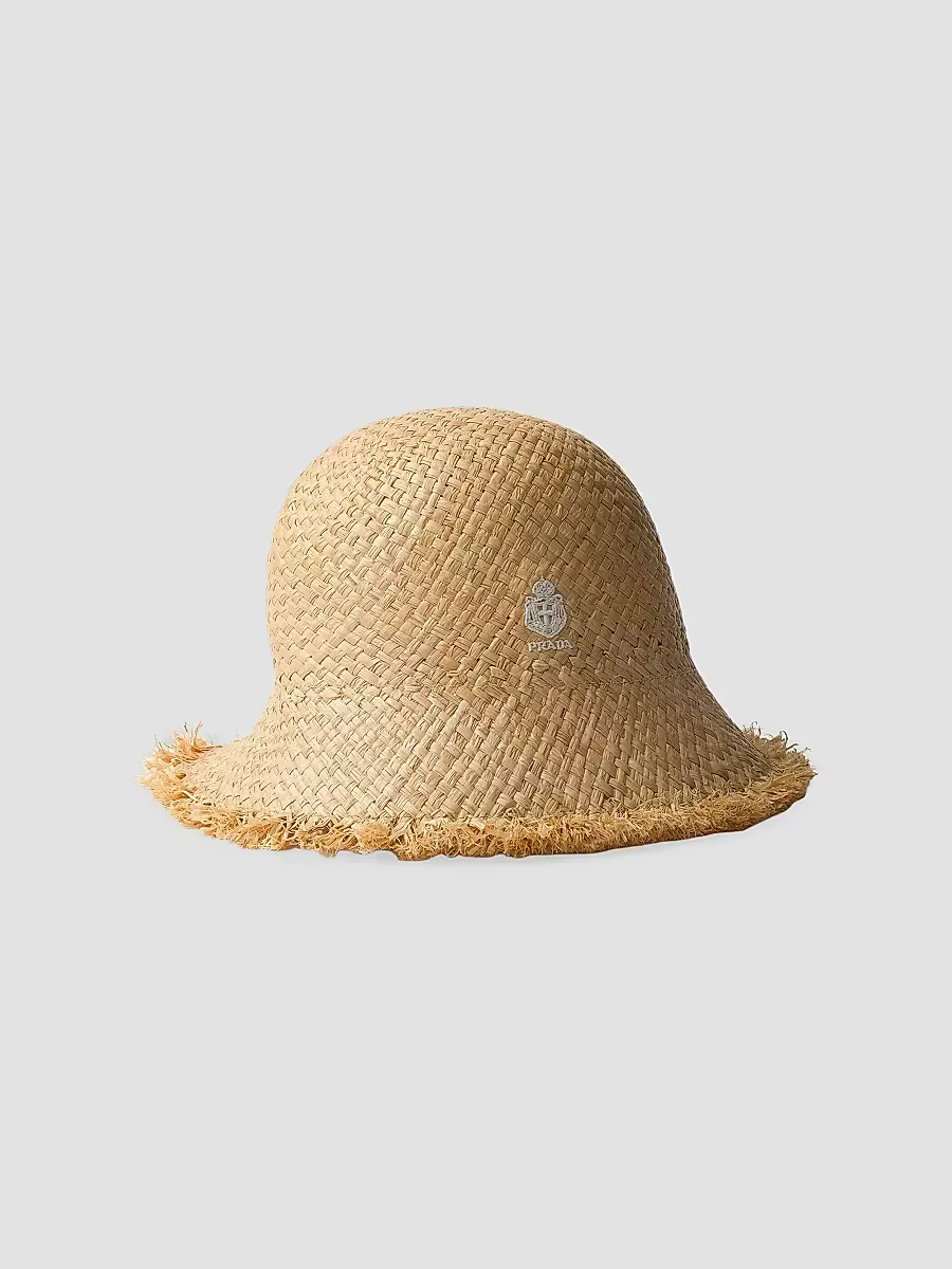 Raffia Hat by Prada