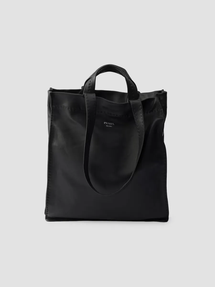 Nappa Leather Tote Bag by Prada