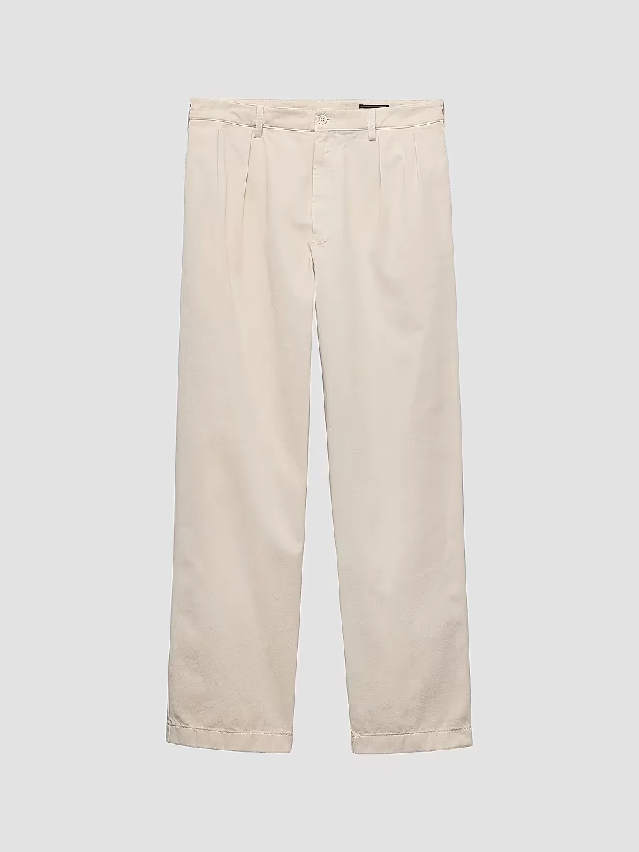 Wide-Leg Cotton Pants by Prada