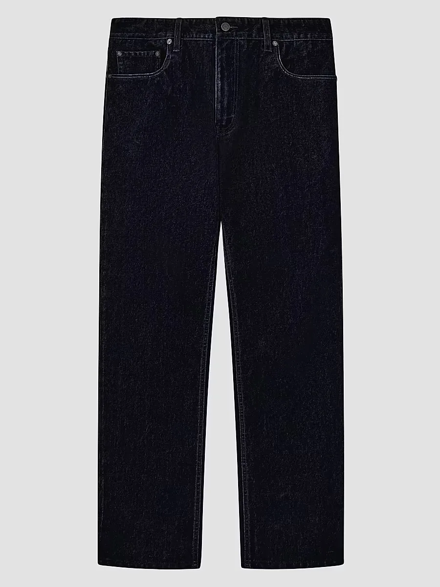 Emporio Armani Flocked Straight-Fit Jeans
