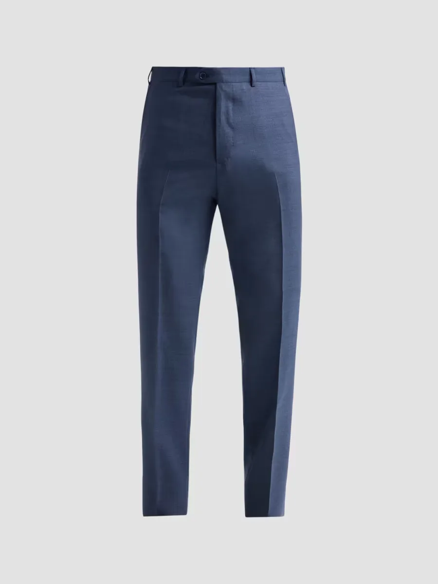 Emporio Armani Textured Wool Trousers