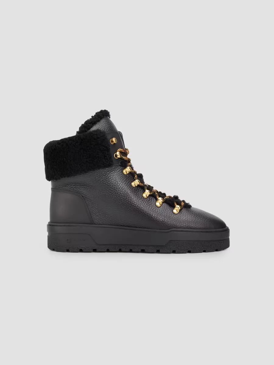 Lace-Up Ankle Boots by Pollini