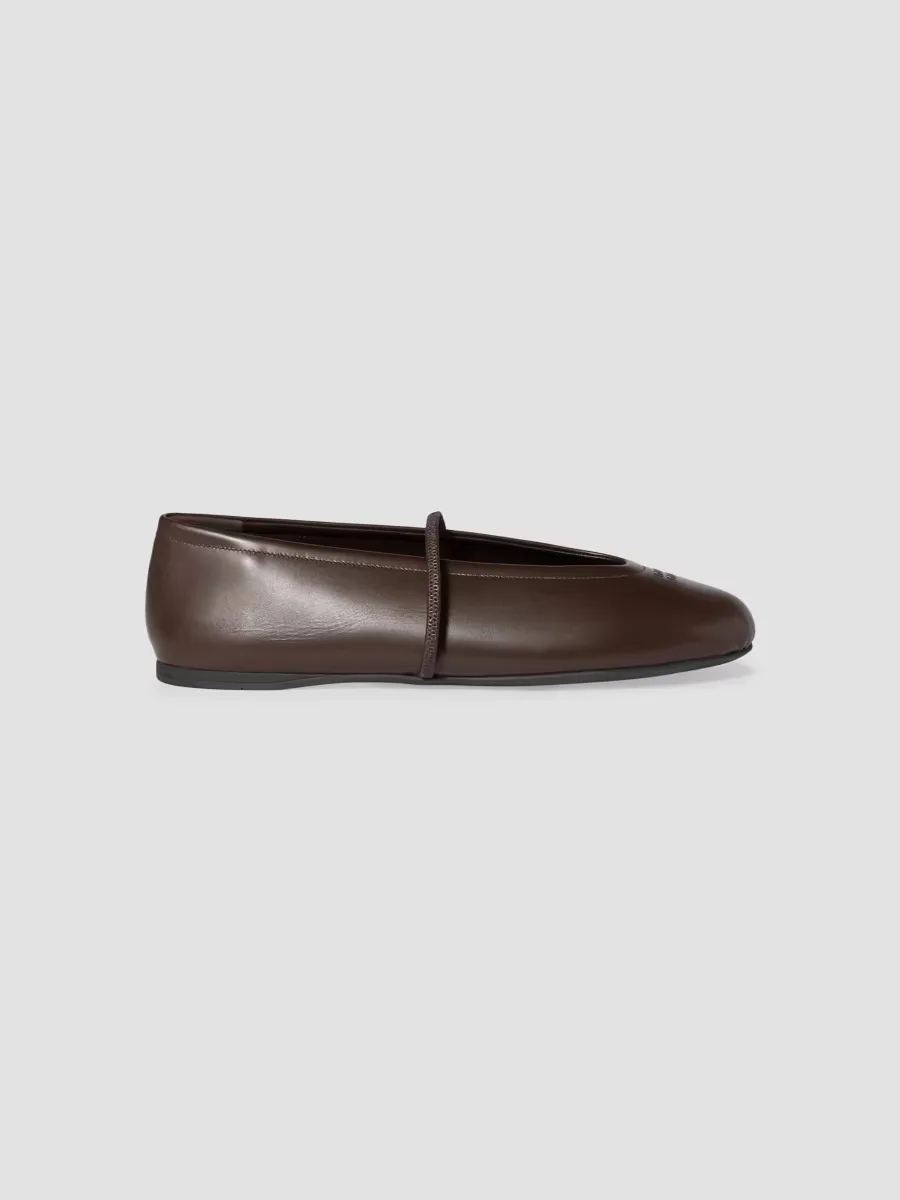 Nappa Leather Ballerinas by Miu Miu
