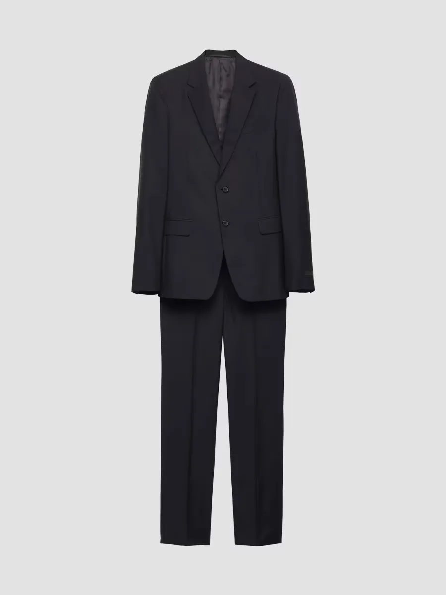 Single Breasted Wool and Mohair Suit by Prada