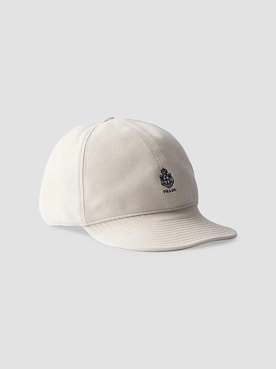 Old Piqu Baseball Cap by Prada