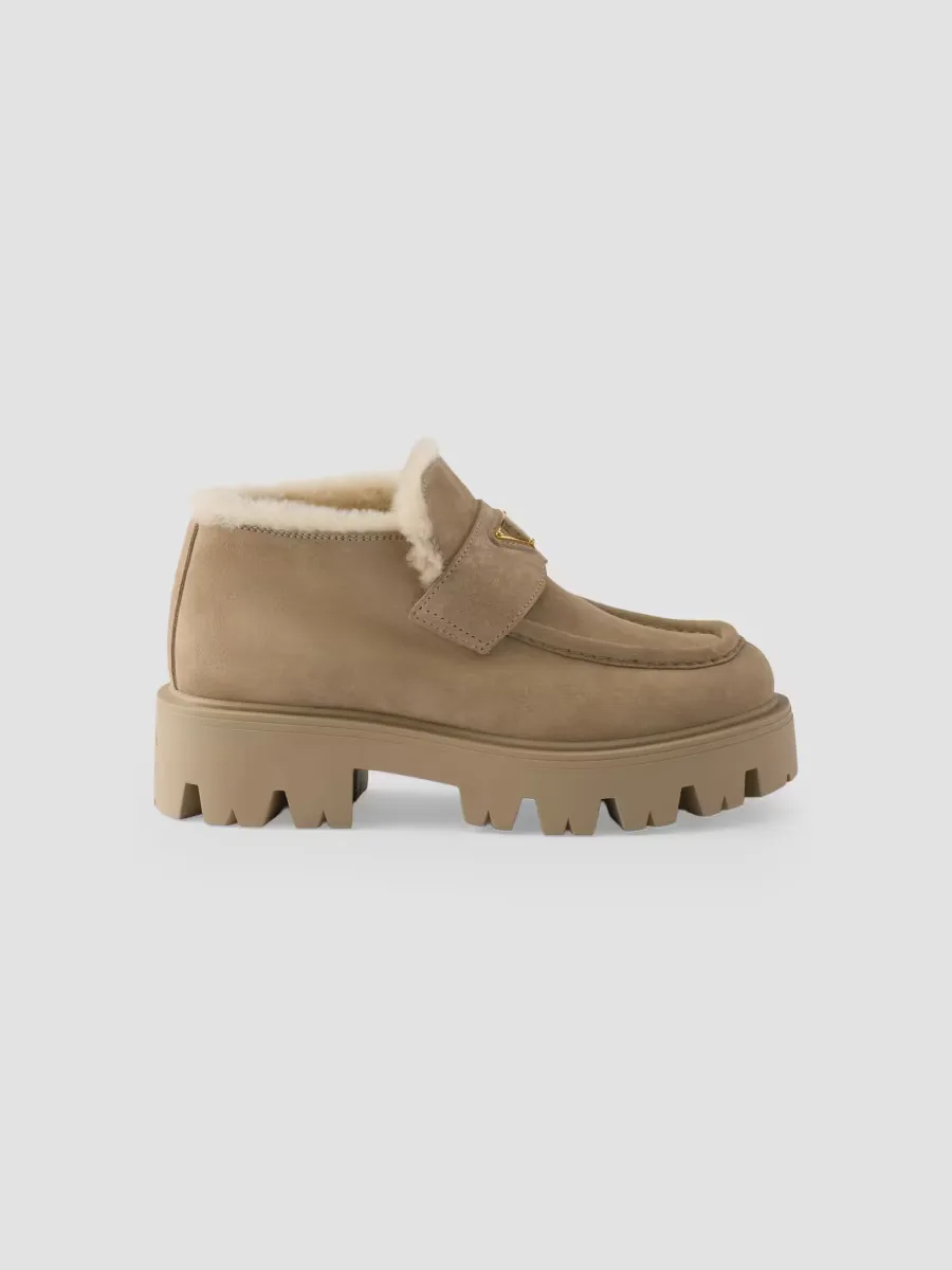 Suede Loafers