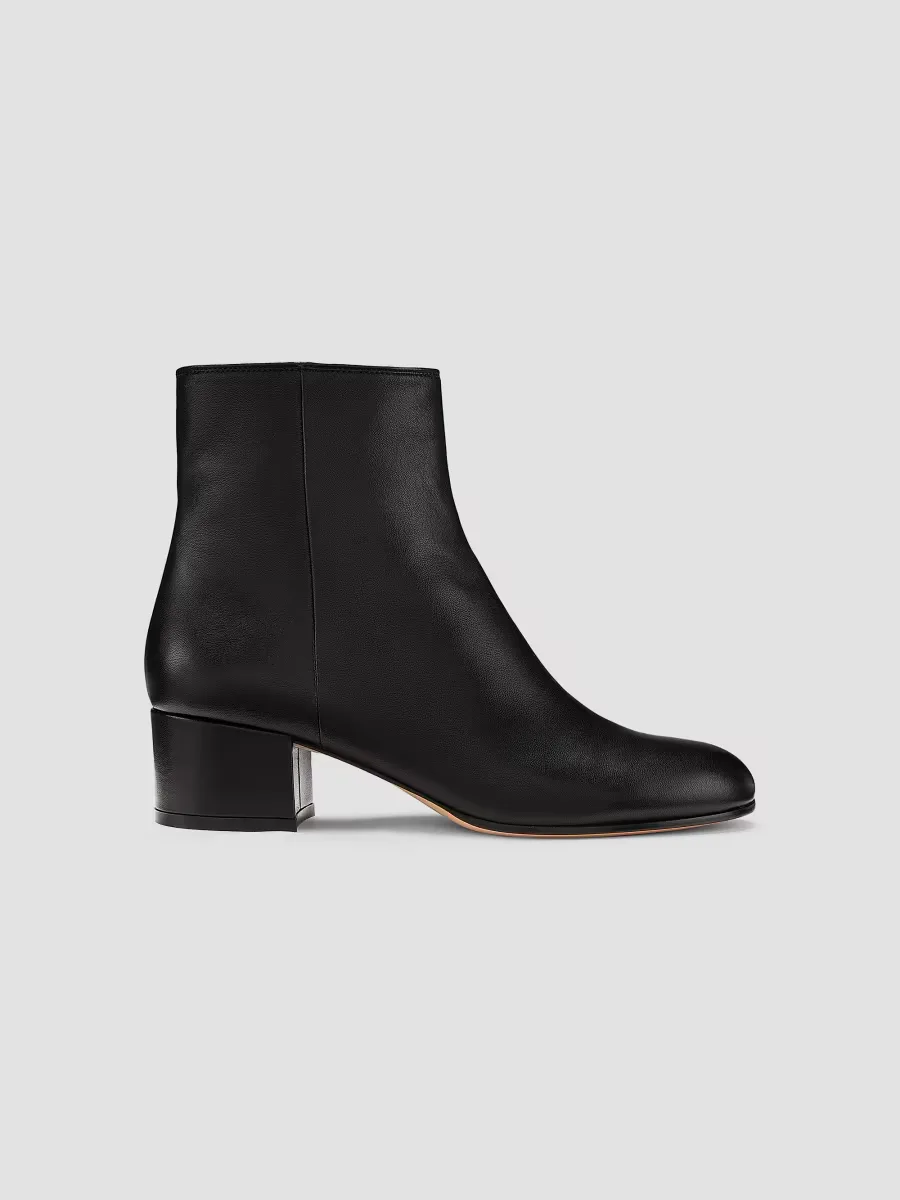 45MM Glove Leather Booties by Gianvito Rossi