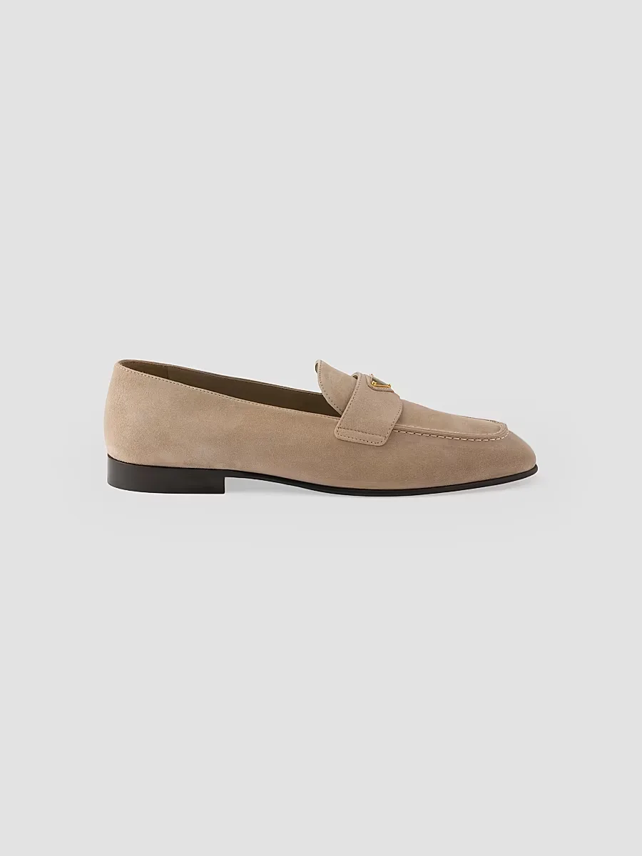 Suede Loafers by Prada