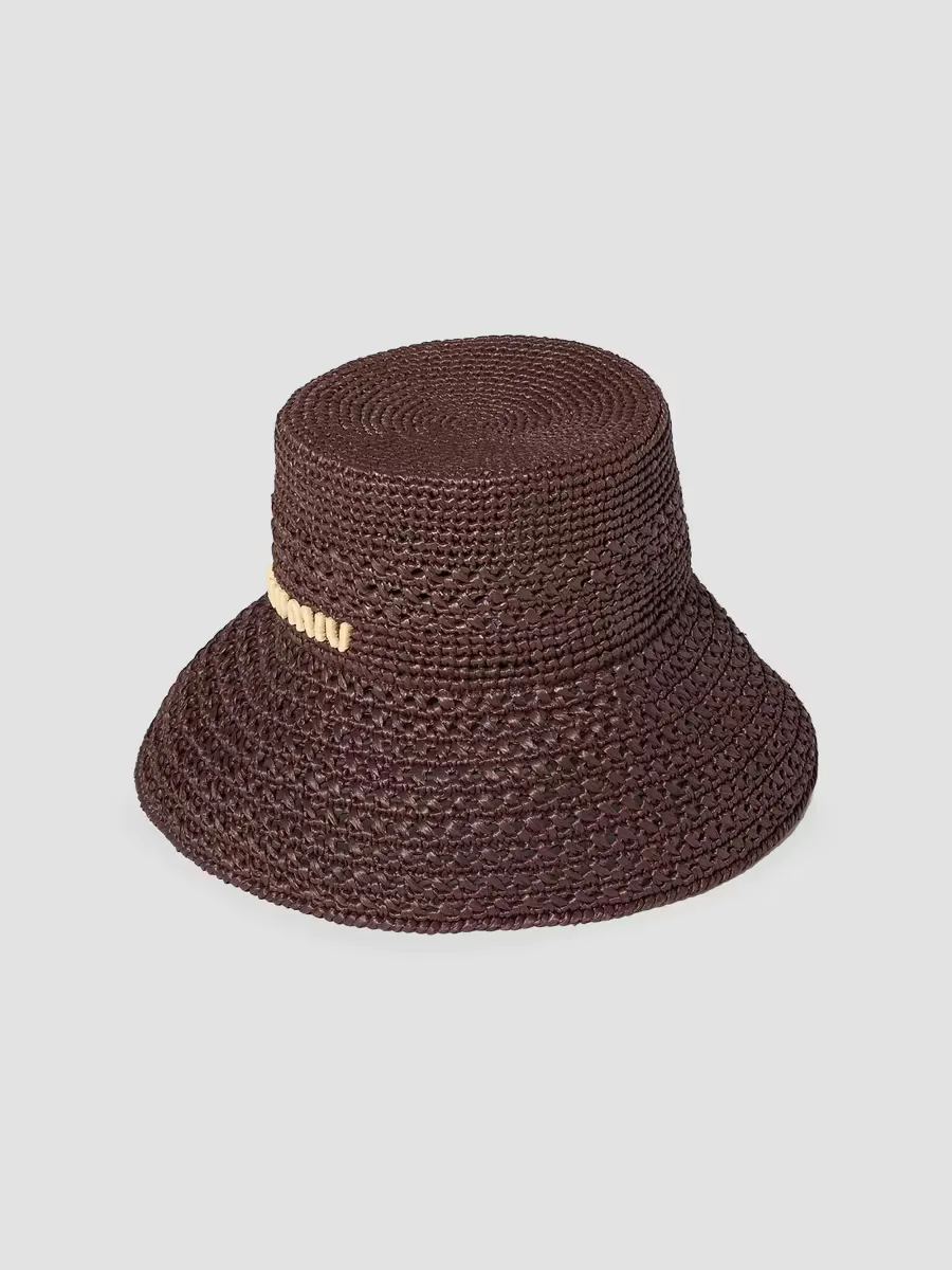 Raffia Hat by Miu Miu
