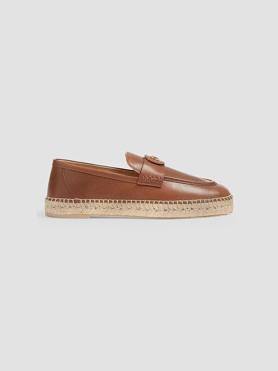 Palm Avenue Calfskin Loafers by Valentino