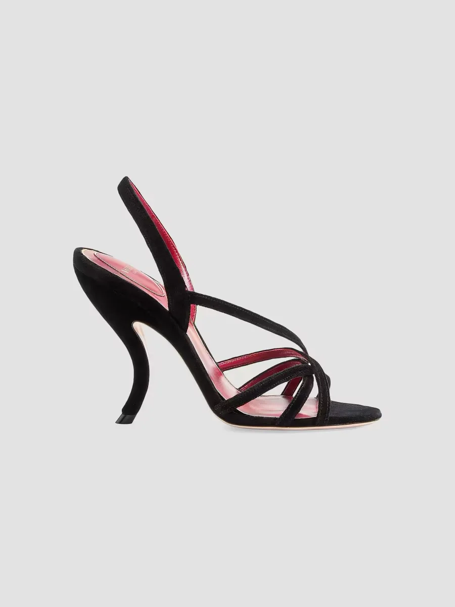 Fetishique Velvet 105MM Sandals