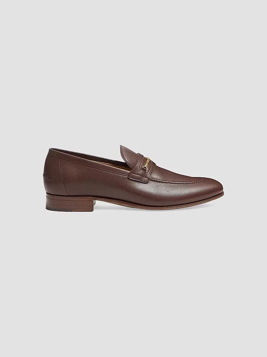 VLogo Signature Kidskin Moccasin Loafers by Valentino