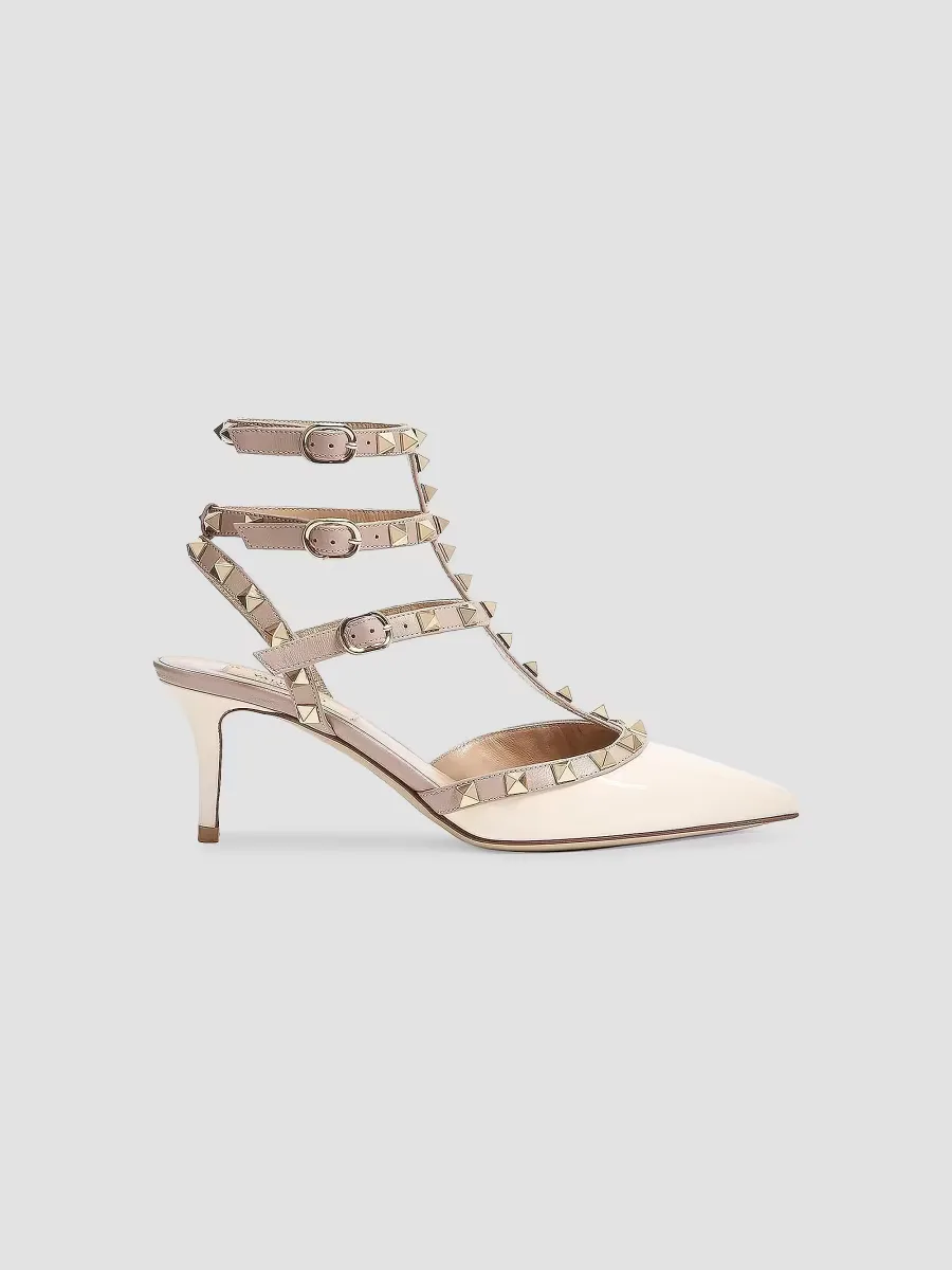Rockstud Caged 65MM Pumps by Valentino