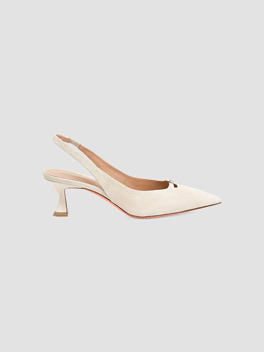 Sabine Suede Slingback Pumps by Santoni
