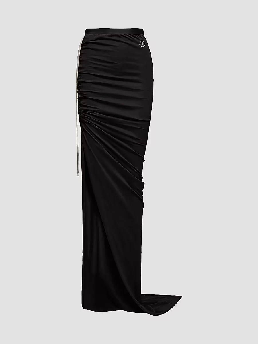 Moncler + Rick Owens Adjustable Skirt in Cotton by Moncler