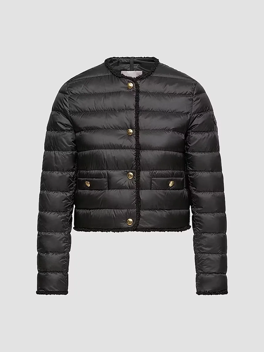 Fleurs Puffer Coat by Moncler