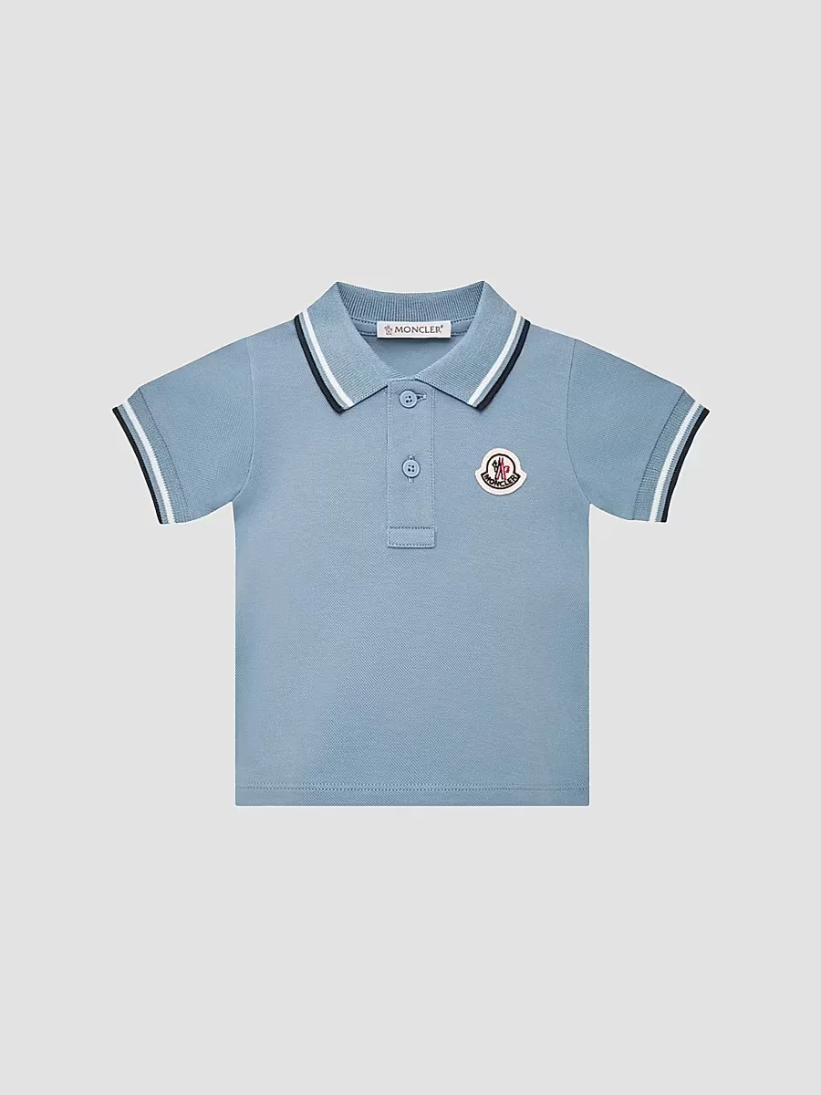 Polo Shirt in Cotton Piquet by Moncler