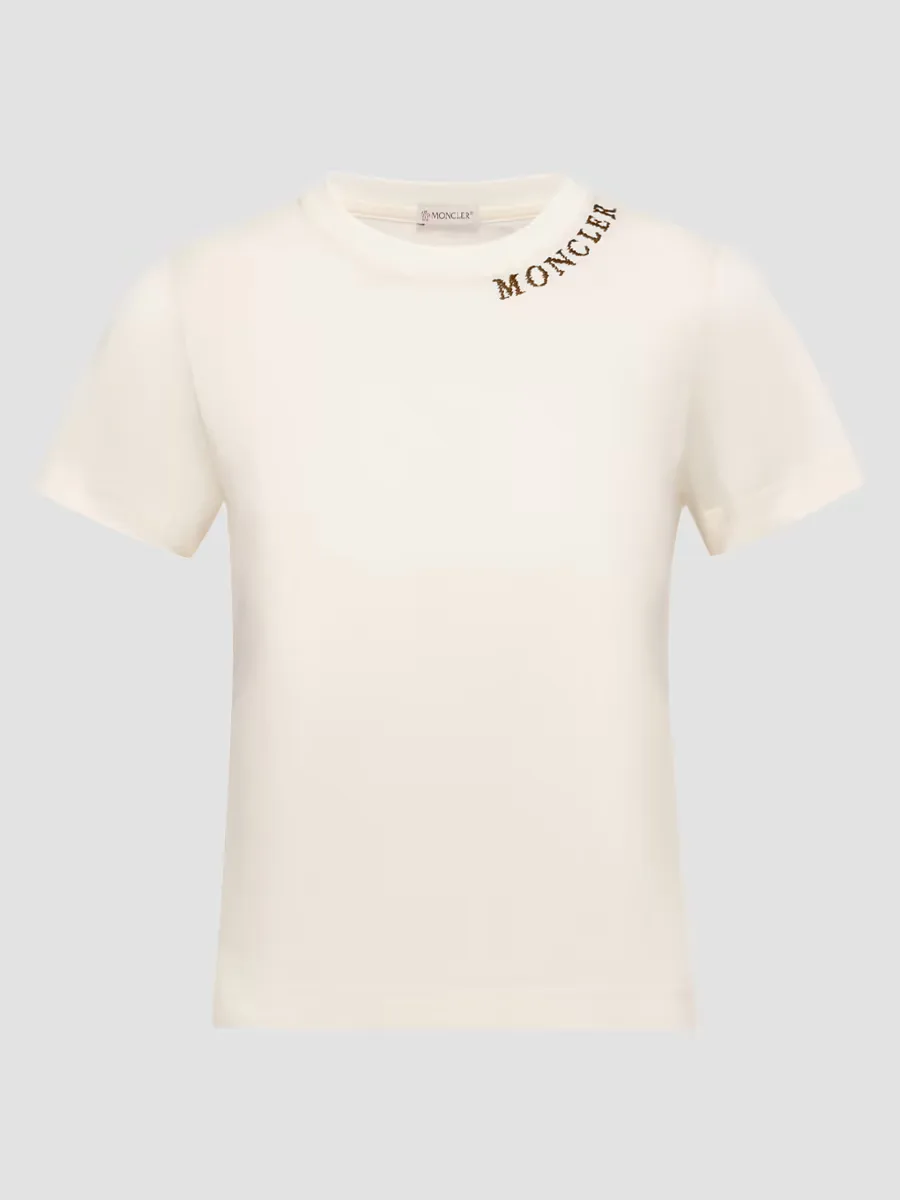 Crew Neck T-Shirt in Cotton by Moncler