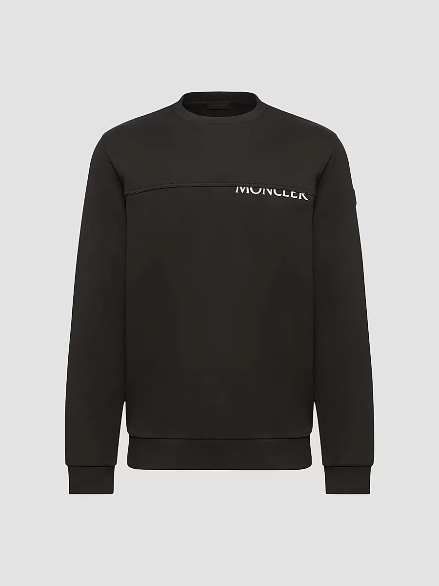 Crewneck Sweater in Cotton by Moncler