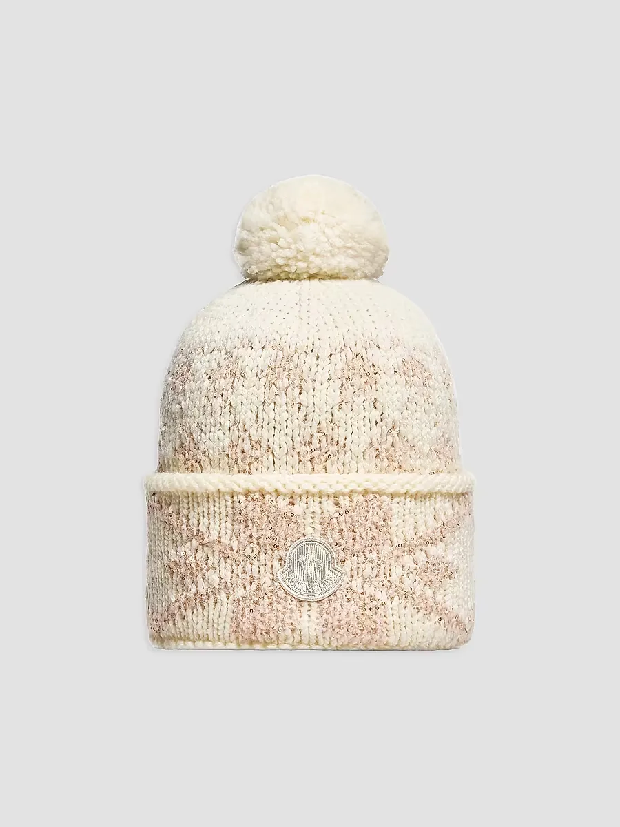 Beanie Hat in Wool by Moncler