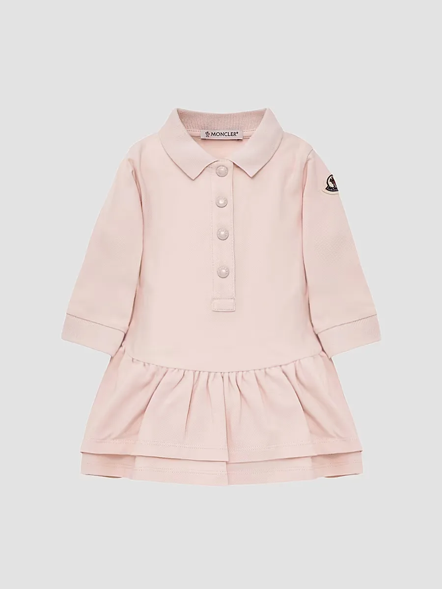 Long-Sleeved Dress in Cotton by Moncler
