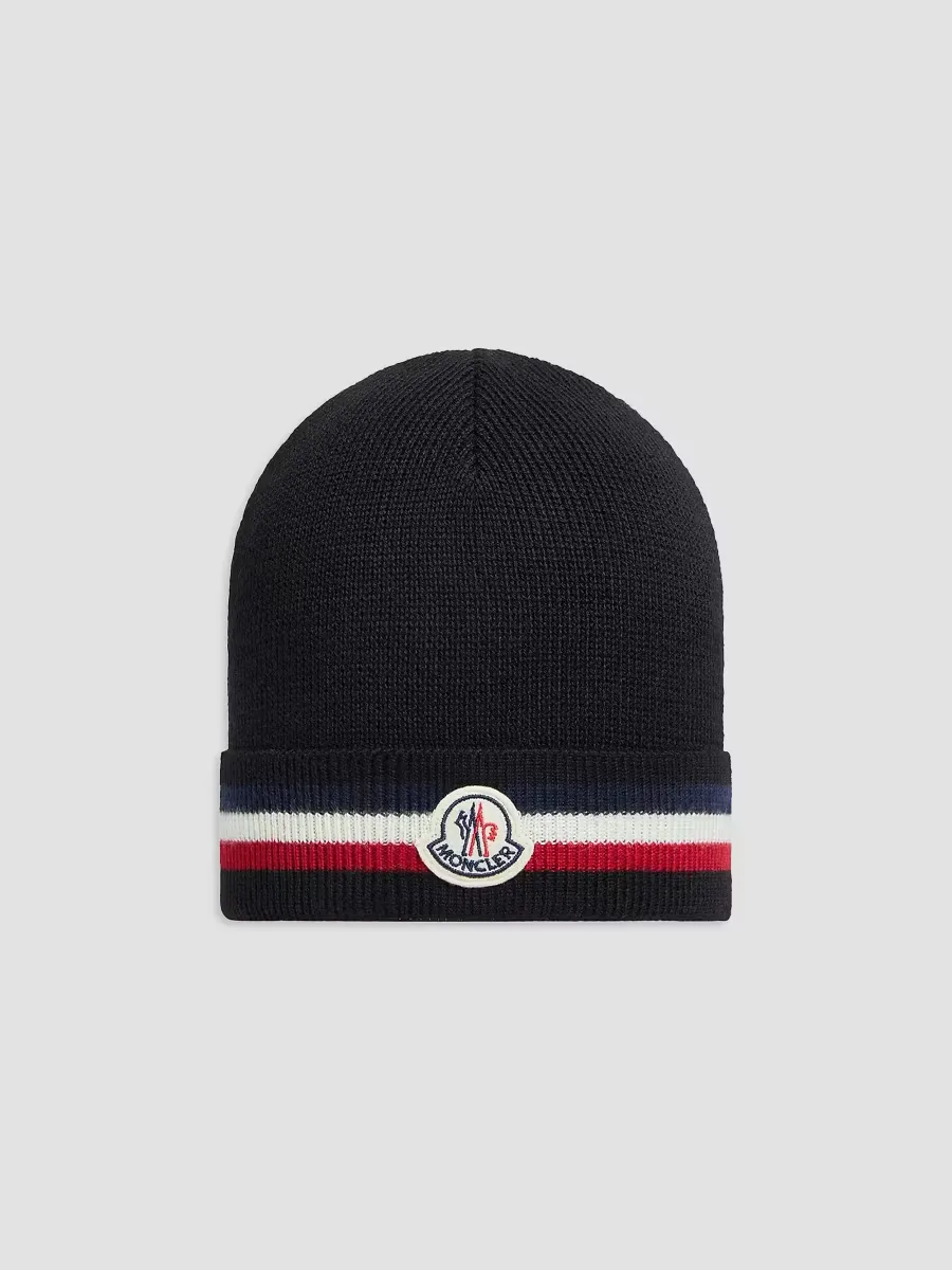 Beanie Hat in Wool by Moncler