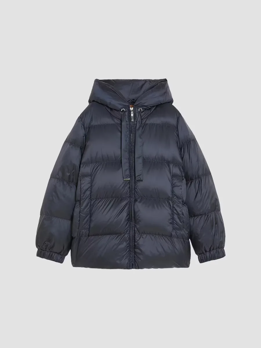 Down Jacket in Water Repellent Canvas by Max Mara