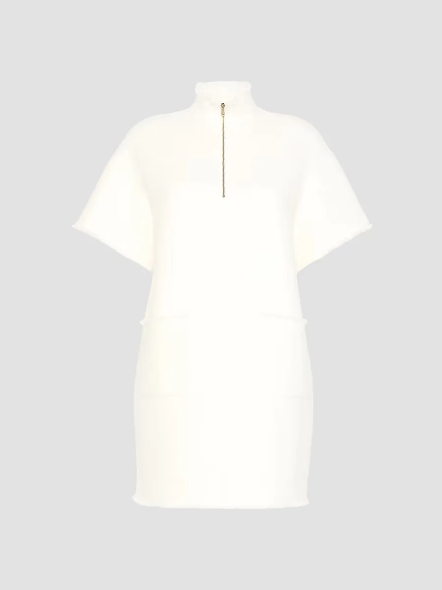 Wool Jersey Sweatshirt Dress by Max Mara