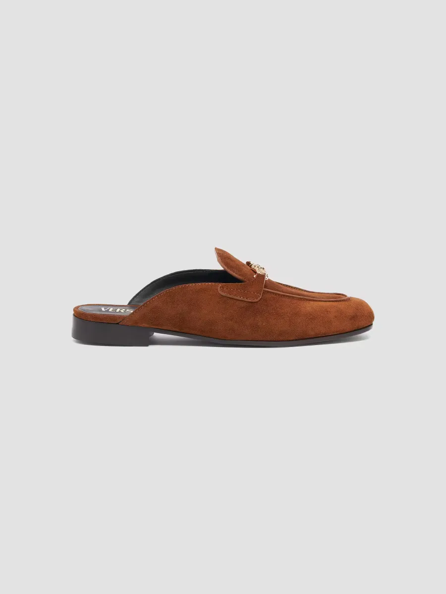 Sabot 20MM Suede Mules by Versace