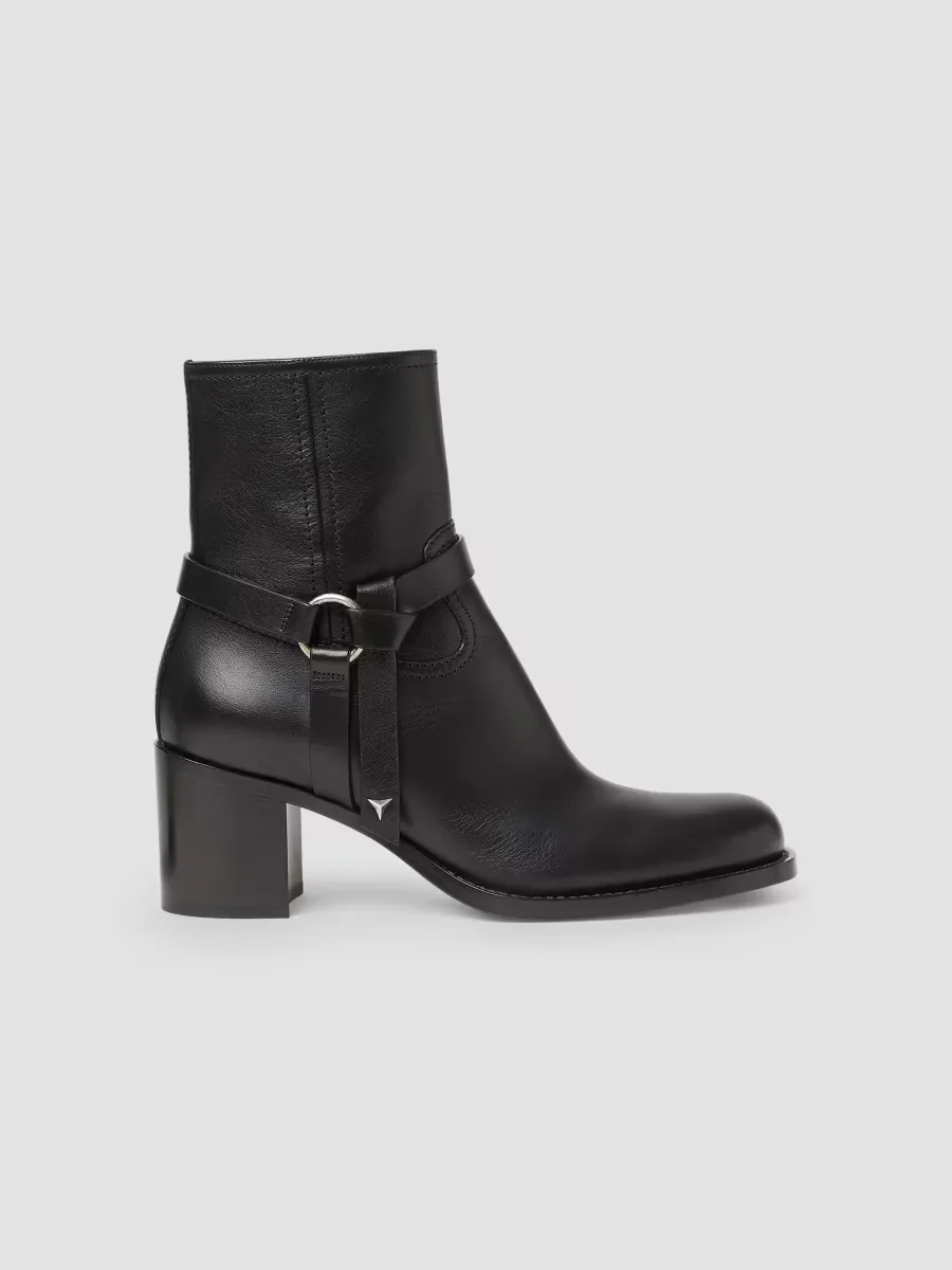 Dressage 65MM Leather Ankle Boots by FENDI