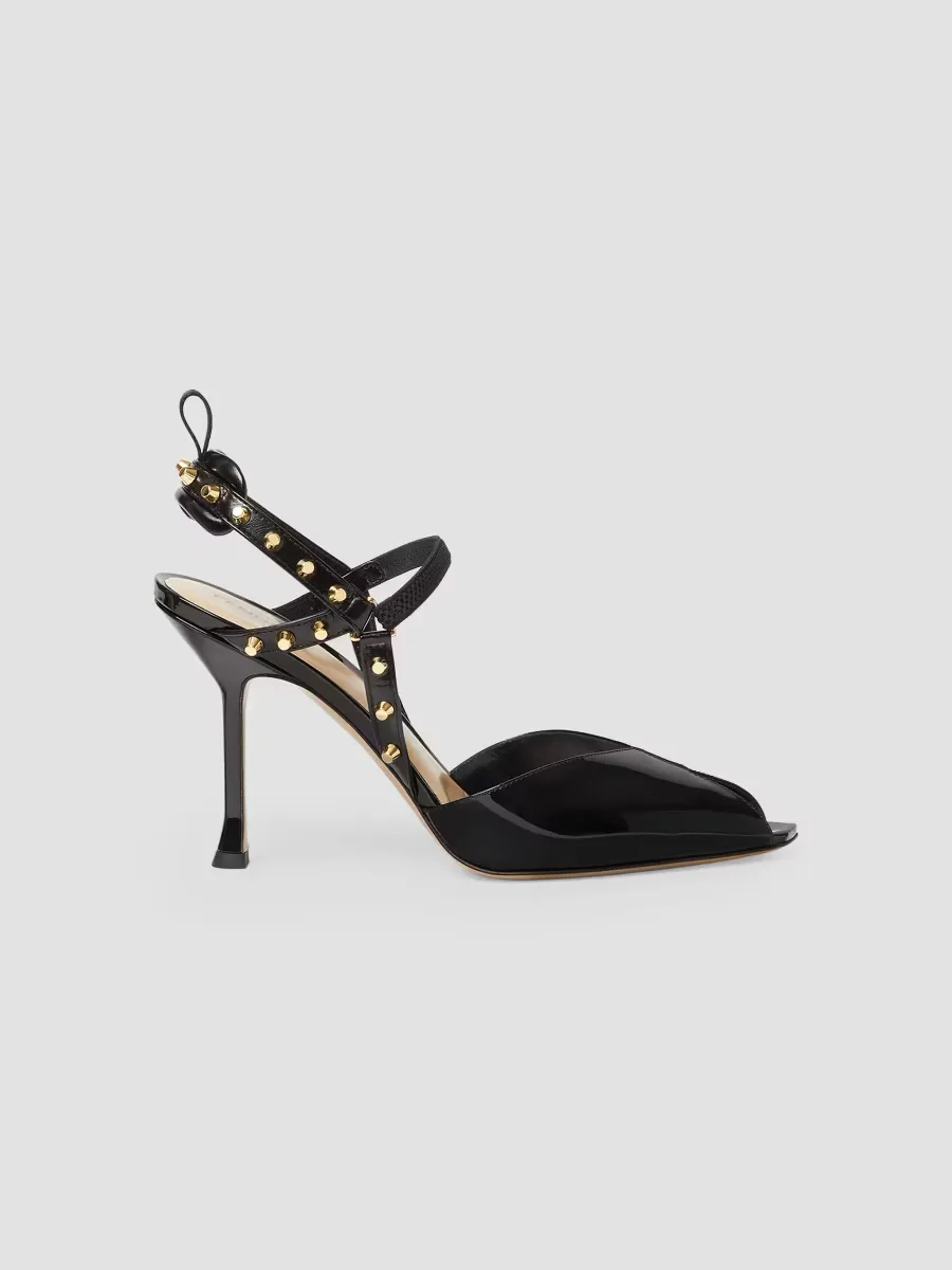 Colibr 95MM Patent Leather Slingback Pumps by FENDI