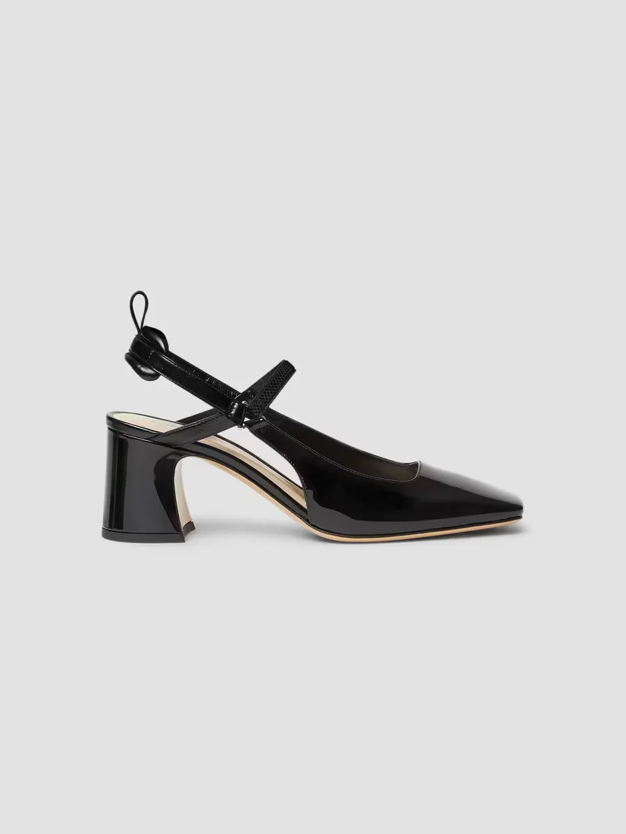 Colibr Quadra Patent Leather 65MM Slingback Pumps