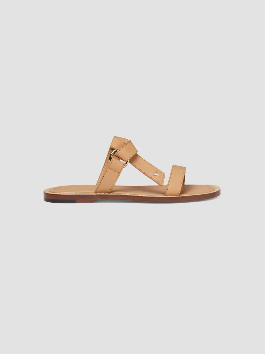 Dressage Logo Leather Sandals