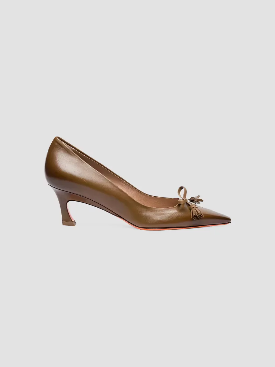 Adri 55MM Leather Pumps by Santoni